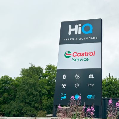 Hi Q Castrol Redditch external signage