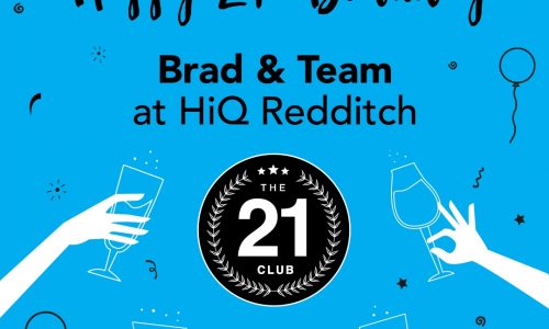 Congratulations to Brad and the team on 21 years-HiQ Conference 2018