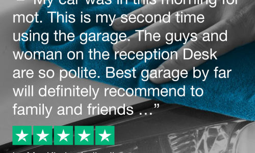 HiQ Tyres & Autocare Livingston Trustpilot review 5 stars
