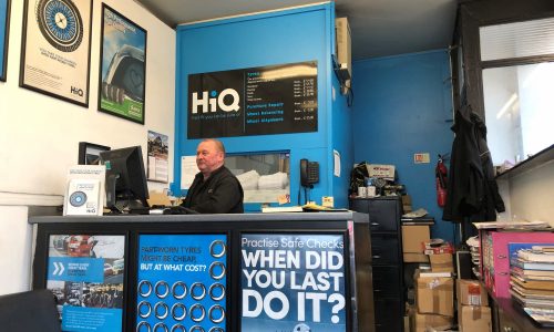 HiQ West Wickham assistant manager George at reception