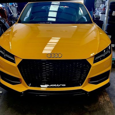 Hi Q Tyres Autocare Belvedere yellow audi