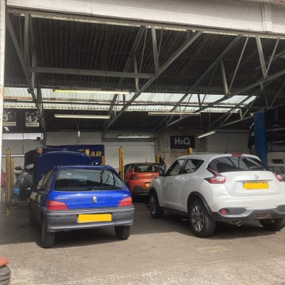 HiQ Tyres & Autocare Bodmin Cars in Workshop