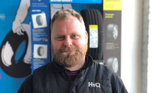 HiQ Helston receiving Gold Standard Award 2018- Dave Williams