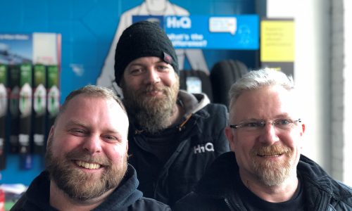 HiQ Helston team - Dave, Justin and Pedro