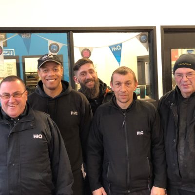 HiQ Coventry team - Jason, Bernard, Mark, Nigel and Mark