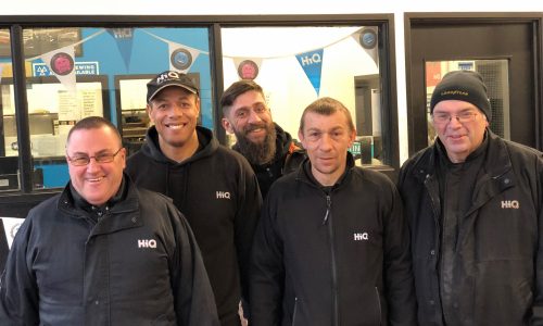 HiQ Coventry team - Jason, Bernard, Mark, Nigel and Mark