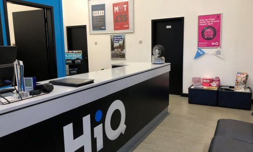 HiQ Coventry reception area