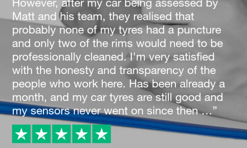 HiQ Tyres & Autocare Nottingham Trustpilot review