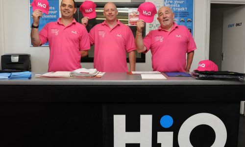 HiQ Kettering team In the Pink- raising money for Breast Cancer Care