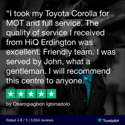 Hi Q Tyres Autocare Erdington TP Review 5 stars