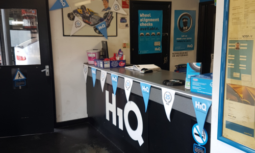 HiQ Oldbury reception area