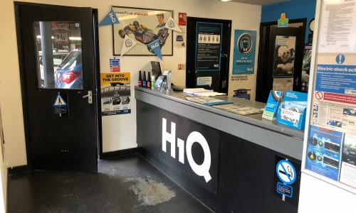 HIQ Oldbury reception desk