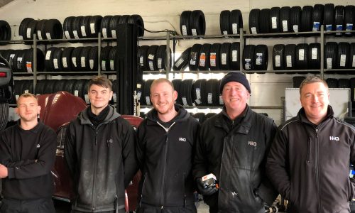 HiQ Worcester team - Matt, Rob, Brandon, John