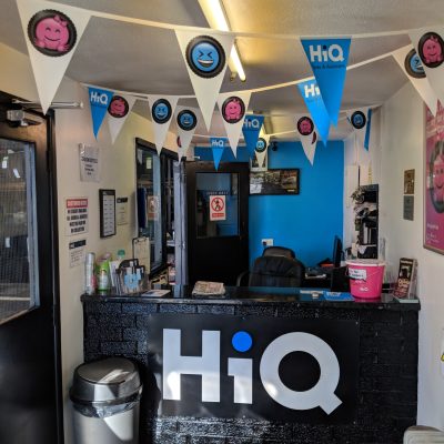 HiQ Chesterfield decorated office