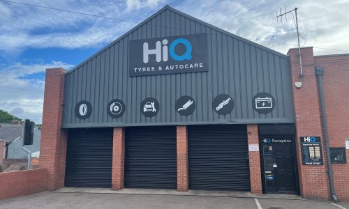 Hi Q Tyres Autocare Chesterfield new signage icons
