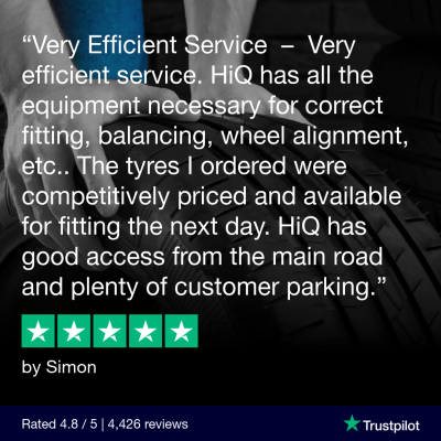HiQ Tyres & Autocare Bury St Edmunds Trustpilot review