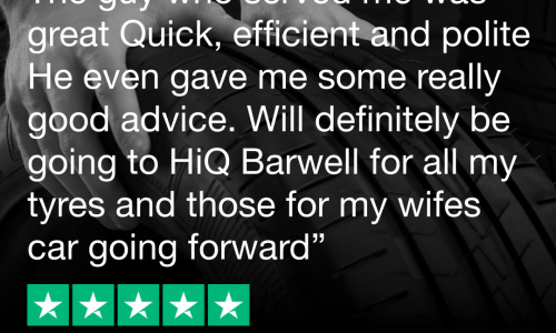 HiQ Tyres & Autocare Barwell Trustpilot review
