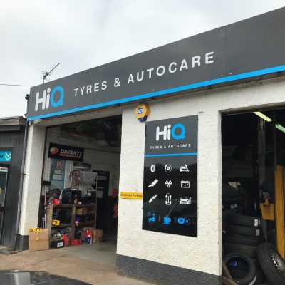 Hi Q Tyres Autocare Honiton new signage