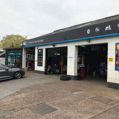 Hi Q Tyres Autocare Honiton with New Signage and Reception