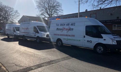 HiQ Tyres & Autocare Medway Mobile Fitting Vans