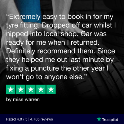 HiQ Tyres & Autocare Northwich Trsutpilot 5 star review