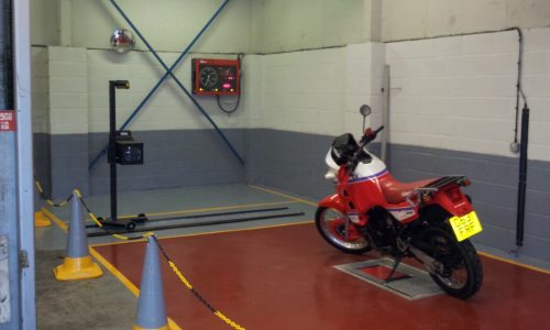 HiQ Northwich- motorcycle MOT bay