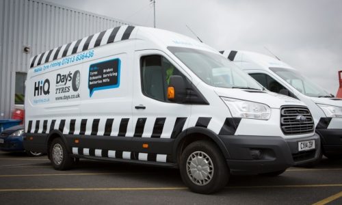 HiQ (Day's) Gorseinon mobile vans- tyres, brakes, exhausts, servicing, batteries, MOTs
