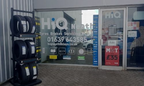 HiQ Neath entrance
