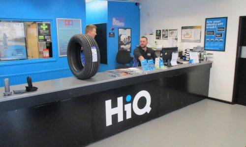 HiQ Burton reception desk