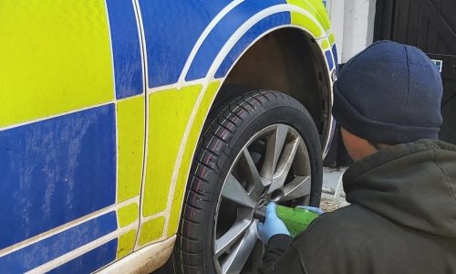 Hi Q Tyres Autocare Burton servicing the police