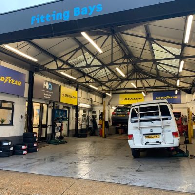 HiQ Tyres Autocare Burgess Hill New Fitting Bay