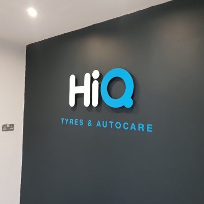 HiQ signage and Hi Q Tyres Autocare Gosport