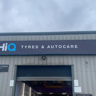 Hi Q Tyres Autocare Hereford Outside Signage Daylight