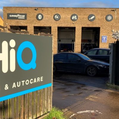 HiQ Tyres & Autocare Peterborough Signage and MOT bays
