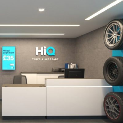 HiQ Bicester services interior showing reception