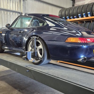 Hi Q Ayr Navy Porsche in the Workshop 2
