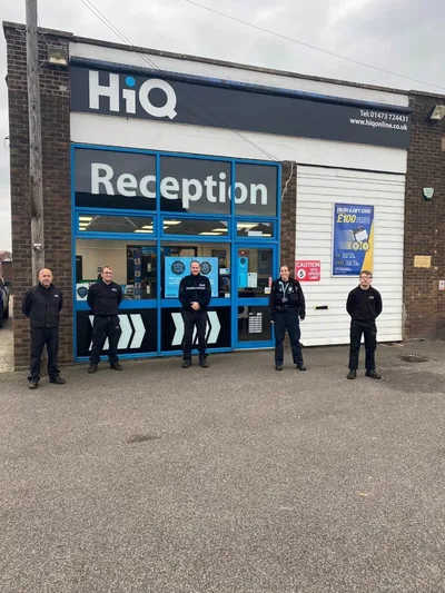 Team at HiQ Ipswich finalists of Top Garage 2023