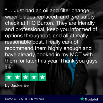 Hi Q Tyres Autocare Burton Trustpilot 5 star review
