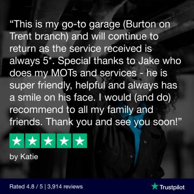 Hi Q Tyres Autocare Burton Trustpilot 5 star review