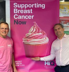 Hi Q Haywards Heath Paul B and Kerry pink poster