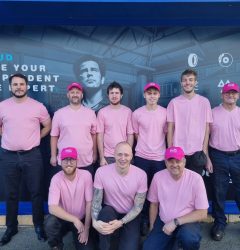 Hi Q Tewkesbury Wear it Pink Team