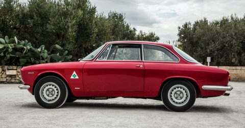 Alfa Romeo Giulia Sprint GTA Red Side Profile