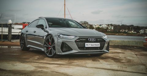 Grey Audi RS 7 Sportback