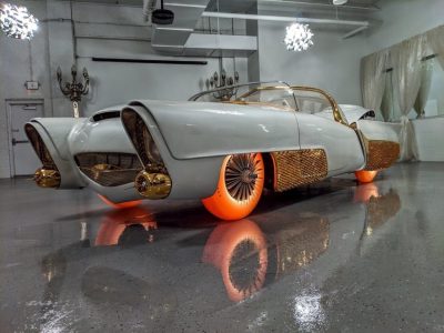 Restored 1950s autonomous concept vehicle the golden sahara ii unveiled