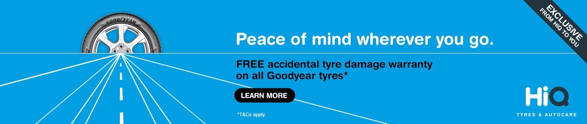Goodyear Free Accidental Tyre Damage Warranty