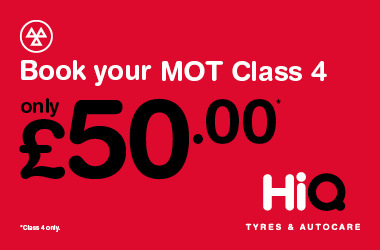 Book your MOT today for just £50