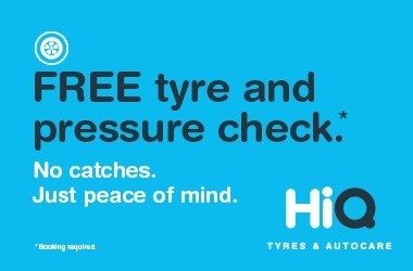 FREE Tyre and Pressure Check