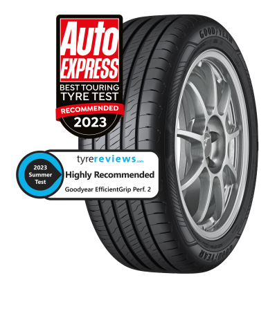 076802 Goodyear Award Win Packshot Efficient Grip Performance 2 Tyre Review Auto Express 2023