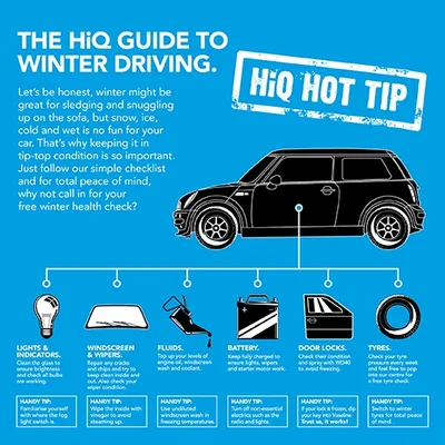 Winter Driving Tips Social Post