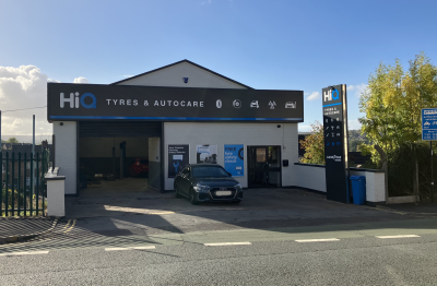 Hi Q Tyres Autocare Sheffield New Signage and Blocked Reg 2